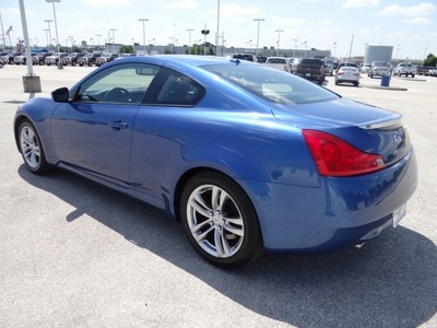 infiniti g37 2008 blue coupe sport gasoline 6 cylinders rear wheel drive automatic 77388