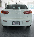 mitsubishi lancer 2009 white sedan es gasoline 4 cylinders front wheel drive automatic 44060