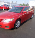 toyota camry 2010 red sedan le gasoline 4 cylinders front wheel drive automatic 45342