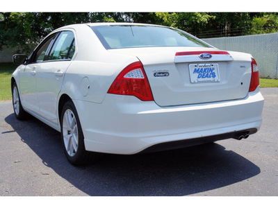 ford fusion 2011 white sedan sel gasoline 4 cylinders front wheel drive automatic 28677