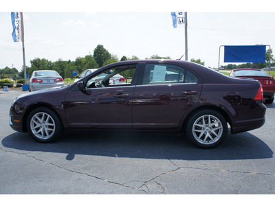 ford fusion 2011 maroon sedan gasoline 4 cylinders front wheel drive automatic 28677