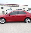 ford fusion 2010 dk  red sedan se gasoline 4 cylinders front wheel drive automatic 77388