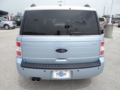 ford flex 2009 lt  blue wagon sel gasoline 6 cylinders front wheel drive automatic 77388