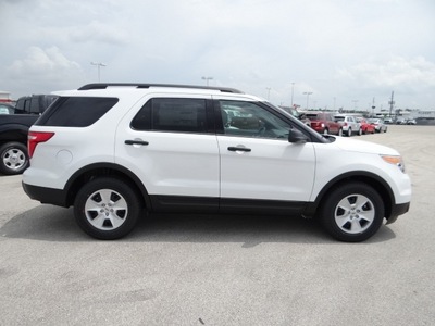ford explorer 2013 white suv flex fuel 6 cylinders 2 wheel drive shiftable automatic 77388
