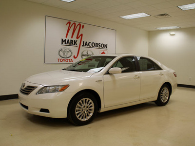 toyota camry hybrid 2007 white sedan camry hybrid 4 cylinders front wheel drive automatic 27707