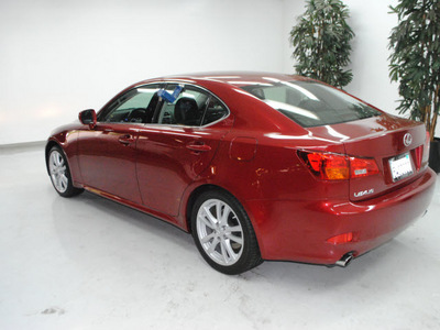 lexus is 350 2006 red sedan gasoline 6 cylinders rear wheel drive automatic 91731