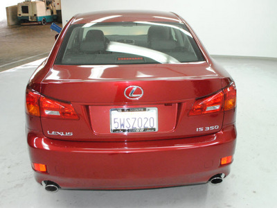 lexus is 350 2006 red sedan gasoline 6 cylinders rear wheel drive automatic 91731