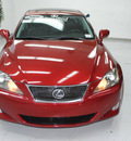 lexus is 350 2006 red sedan gasoline 6 cylinders rear wheel drive automatic 91731