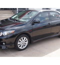 toyota corolla 2010 black sedan s gasoline 4 cylinders front wheel drive automatic with overdrive 77802