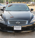infiniti g37 2008 black coupe gasoline 6 cylinders rear wheel drive shiftable automatic 77074