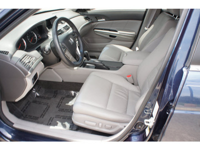 honda accord 2010 blue sedan ex l v6 gasoline 6 cylinders front wheel drive automatic 77339