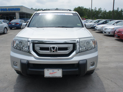 honda pilot 2009 silver suv ex l w dvd gasoline 6 cylinders front wheel drive automatic 77339