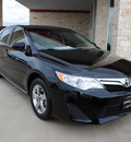 toyota camry 2012 black sedan le gasoline 4 cylinders front wheel drive automatic 76049