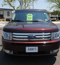 ford flex 2009 maroon suv sel gasoline 6 cylinders front wheel drive automatic 76087