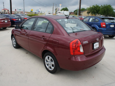 hyundai accent 2011 red sedan gls gasoline 4 cylinders front wheel drive automatic with overdrive 76087