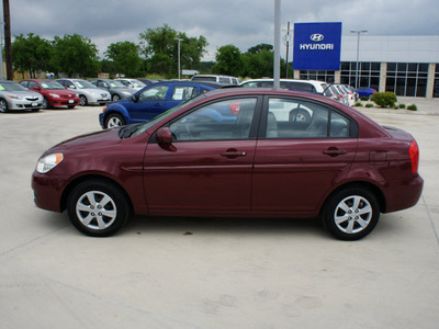 hyundai accent 2011 red sedan gls gasoline 4 cylinders front wheel drive automatic with overdrive 76087