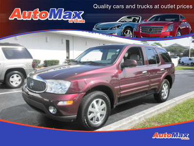 buick rainier 2006 maroon suv cxl gasoline 6 cylinders all whee drive automatic 34474