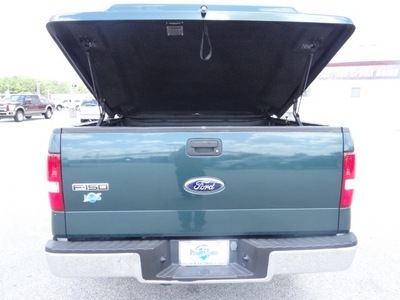 ford f 150 2007 dk  green pickup truck xlt gasoline 8 cylinders rear wheel drive automatic 77388