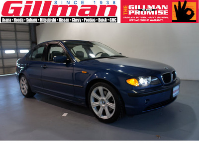 bmw 3 series 2003 blue sedan 3 gasoline 6 cylinders rear wheel drive automatic 77471