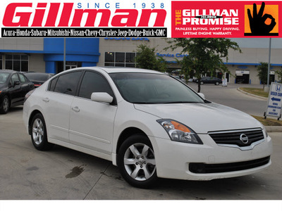 nissan altima 2009 white sedan 2 5s gasoline 4 cylinders front wheel drive automatic 77099