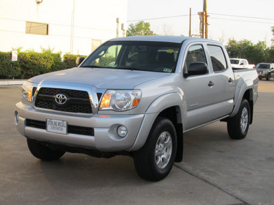 toyota tacoma 2011 silver prerunner v6 gasoline 6 cylinders 2 wheel drive automatic with overdrive 77074