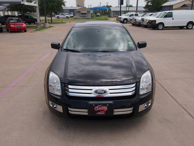 ford fusion 2007 black sedan i 4 sel gasoline 4 cylinders front wheel drive automatic 76049