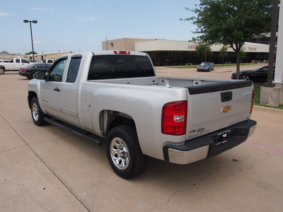 chevrolet silverado 1500 2010 silver pickup truck ls flex fuel 8 cylinders 2 wheel drive automatic 76049