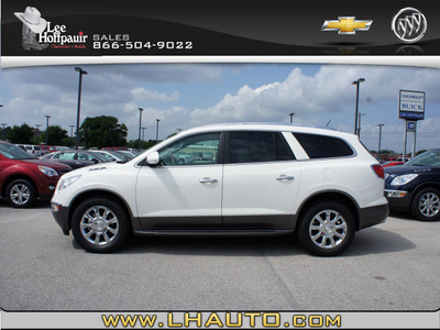 buick enclave 2012 white suv premium gasoline 6 cylinders front wheel drive automatic 78654