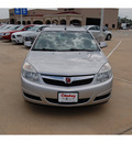 saturn aura 2008 silver sedan xe gasoline 6 cylinders front wheel drive automatic with overdrive 77656