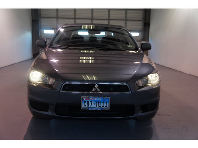 mitsubishi lancer 2009 gray sedan es gasoline 4 cylinders front wheel drive not specified 77471