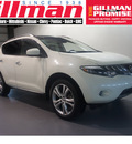 nissan murano 2010 white suv le awd gasoline 6 cylinders front wheel drive cont  variable trans  77471
