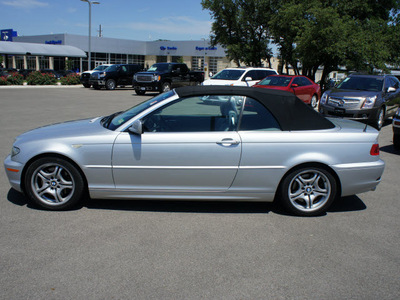 bmw 3 series 2004 silver 330ci gasoline 6 cylinders rear wheel drive automatic 76087