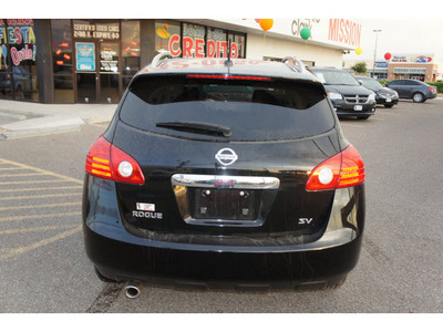 nissan rogue 2011 black sv gasoline 4 cylinders front wheel drive automatic 78552