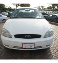 ford taurus 2005 white sedan se gasoline 6 cylinders front wheel drive automatic 78006