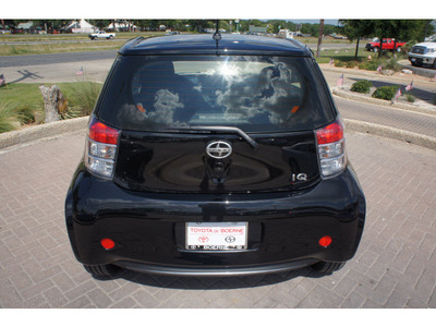 scion iq 2012 black hatchback gasoline 4 cylinders rear wheel drive automatic 78006