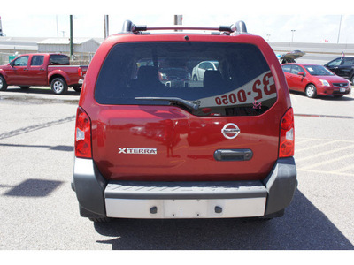 nissan xterra 2010 dk  red suv gasoline 6 cylinders 2 wheel drive automatic 78552