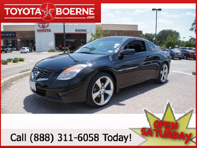 nissan altima 2009 black coupe s gasoline 4 cylinders front wheel drive automatic 78006