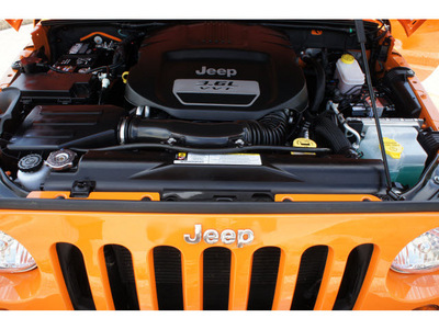 jeep wrangler 2012 orange suv sahara gasoline 6 cylinders 4 wheel drive automatic 78006