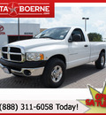 dodge ram pickup 2500 2005 white st longbed diesel 6 cylinders rear wheel drive automatic 78006