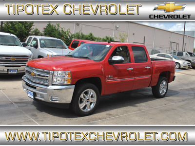 chevrolet silverado 1500 2012 red lt flex fuel 8 cylinders 2 wheel drive automatic 78521