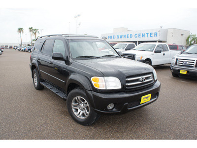 toyota sequoia 2003 black suv limited gasoline 8 cylinders 4 wheel drive automatic 78572