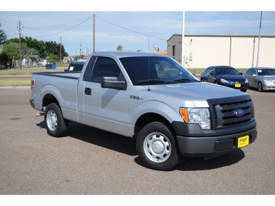 ford f 150 2010 silver xl gasoline 8 cylinders 2 wheel drive automatic 78572