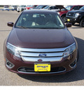 ford fusion 2011 maroon sedan sel flex fuel 6 cylinders front wheel drive automatic 78572