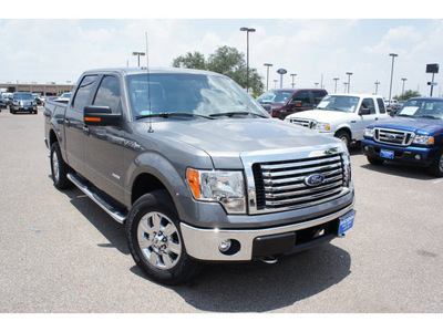 ford f 150 2011 gray xlt gasoline 6 cylinders 4 wheel drive automatic 78539