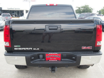 gmc sierra 1500 2010 black sle flex fuel 8 cylinders 2 wheel drive 6 speed automatic 77521