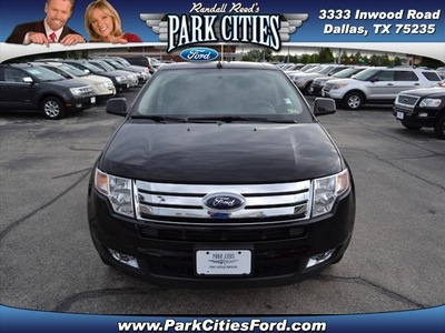 ford edge 2008 black suv limited gasoline 6 cylinders front wheel drive 6 speed automatic 75235