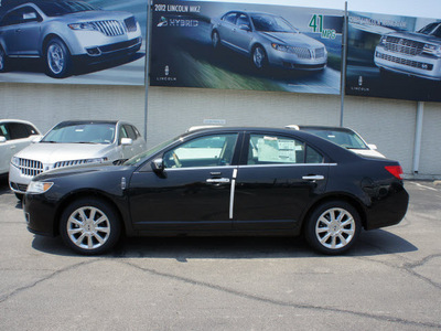 lincoln mkz 2012 black sedan gasoline 6 cylinders front wheel drive 5 speed automatic 75235