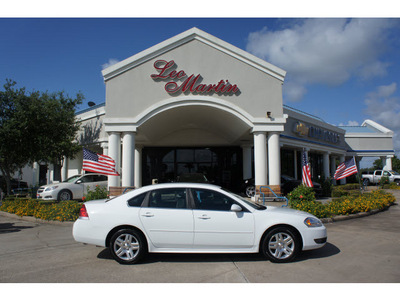 chevrolet impala 2011 white sedan lt flex fuel 6 cylinders front wheel drive automatic 77566