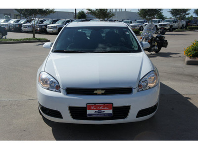 chevrolet impala 2011 white sedan lt flex fuel 6 cylinders front wheel drive automatic 77566