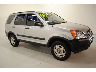 honda cr v 2003 silver suv lx gasoline 4 cylinders dohc front wheel drive automatic with overdrive 77025